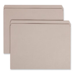 Double-Ply Tab; File Folder; File Folders; Letter Size; Recycled Product; SMEAD; Straight Cut; Top Tab; Sleeves; Sheaths; Shells; Ordering; Storage; Files