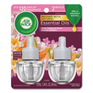 Air Wick Refill; Scented Oil Refill; Summer Delights; White Flowers & Melon; Flowers; Melon; Vanilla; Life Scents; Air Freshener Refill; Refill; Air Freshener; Cleaning Supplies; Deodorizer; Deodorizers & Air Fresheners; Fresheners; Odor Control; Scents; Neutralizers; Fragrances; Smells; Odors; Deodorizers