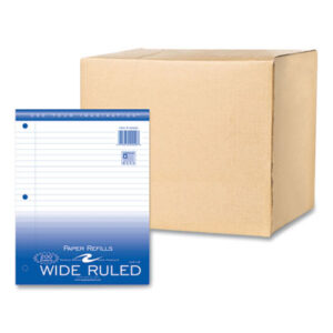 Filler; Filler Paper; Looseleaf; Notebook; Paper; Punched; Ring Binder Filler; Ring Binder Paper; Ruled; Three-Hole Punched