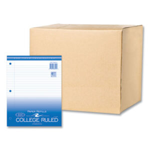 Filler; Filler Paper; Looseleaf; Notebook; Paper; Punched; Ring Binder Filler; Ring Binder Paper; Ruled; Three-Hole Punched