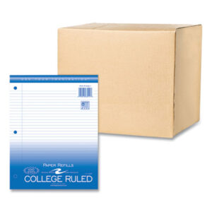 Filler; Filler Paper; Looseleaf; Notebook; Paper; Punched; Ring Binder Filler; Ring Binder Paper; Ruled; Three-Hole Punched