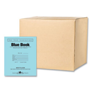 Exam Book; Blue Book; Examination Book; Test Book; Recycled Exam Book