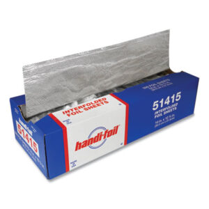 Interfolded Sheets; Food Wrap; Aluminum Foil; Breakrooms; Kitchens; Restaurants; Storage