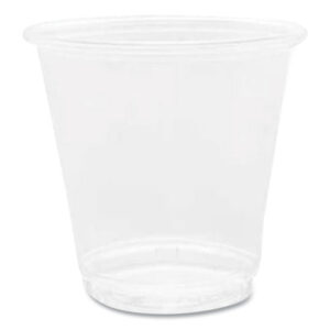 Clear Plastic PET Cups; Plastic Cups; Hospitality; Beverages; Cafes; Cafeterias; Glass; Hospitality; Restaurants; Stations; Cold Cups