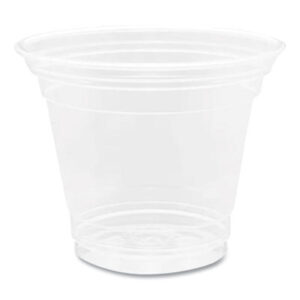 Clear Plastic PET Cups; Plastic Cups; Hospitality; Beverages; Cafes; Cafeterias; Glass; Hospitality; Restaurants; Stations; Cold Cups