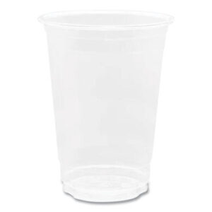 Clear Plastic PET Cups; Plastic Cups; Hospitality; Beverages; Cafes; Cafeterias; Glass; Hospitality; Restaurants; Stations; Cold Cups