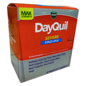 Cold-Flu; Severe Cold & Flu; Daytime; Dayquil; Colds; LiquiCaps; First-Aid; Medical; Drugs; Pharmaceuticals; Remedies; Doctors; Nurses; Pills