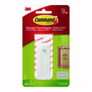 Picture Hanger; Command Adhesive