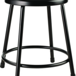 Stool; Metal Stool; Round Stool; Black Stool; Fixed Height Stool; Science Stool; Lab Stool; Vinyl Stool; Black Vinyl Stool