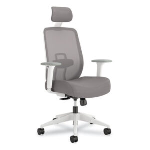 HON; Chair; Chairs; Office Furniture; Furniture; Altern; Mesh; Mid-Back; Task Chair; Headrest; White Frame; Arms; Adjustable Arms; Comfort; Style; Affordability; Quality; Ergonomic