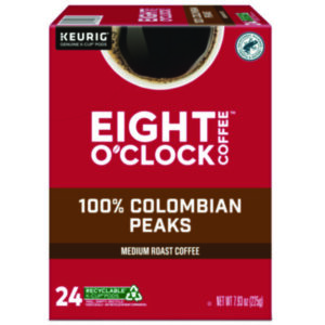 K-Cup; K-Cups; Kcup; Kcups; 100% Colombian; Colombian; Columbian; Coffee; Drinks; Fluids; Hydration; Libations; Refreshments