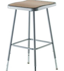 Stool; Metal Stool; Steel Stool; Height Adjustable Stool; Science Stool; Square Stool