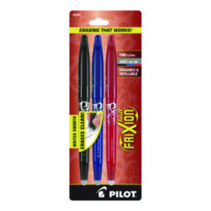 Erasable Pens; FriXion Ball; Gel Pens; Stick Pens