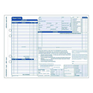 Automotive-Repair Forms; Automotive-Repair Invoices; Work Order Forms