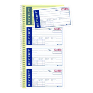 Adhesive Receipts; Receipt Book; Sales Receipts