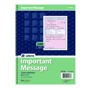 Message Books; Memo Books