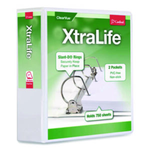 View; Binder; View Binder; D-ring; Slant-D; ring binder; Slant-D ring; presentation; ClearVue; Clearview; XtraLife; xtralife; Locking D Ring; TOPS; binders