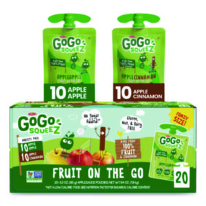 Go Go Squeeze; Fruit; Applesauce; Fruit Snacks