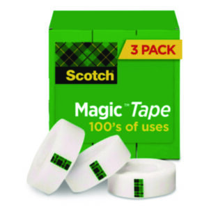 Scotch; Scotch Tape; Magic; Magic Tape; Office Tape; Matte; Matte Tape; Invisible; Invisible Tape; Mending Tape; Home Tape; School Tape; Giftwrapping; Photo Safe; Giftwrap