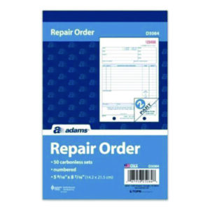 Repair Orders; Work Orders