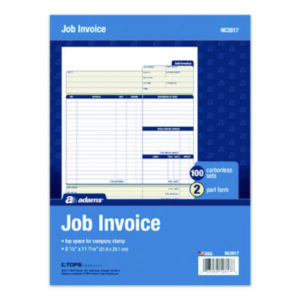 Job Invoices; Work Invoices