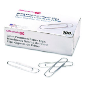 Jumbo Paper Clips; Clips; Paper Clips