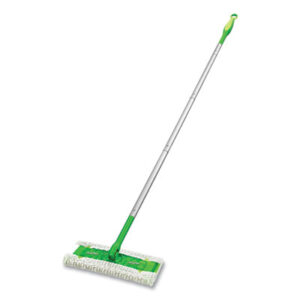 10" Wide Mop; Green; PROCTER & GAMBLE; Swiffer Sweeper; Swabs; Cleaning; Janitorial; Maintenance; Products; Equipment; Sanitation; Jan/San