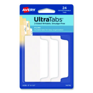 Avery; Respositionable Tab; Filing; Labeling; Indicators; Directories; Arranging; Files; Identification