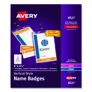 Name Badge Kits; Security; Passes; Identification; Pass-cards; Tags