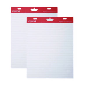 UNIVERSAL; 27 x 34; Easel; Easel Pad; Perforated Chart Pad; Perforated; Pads; Presentation Easel Pads; Presentations; Ruled; White; Tablets; Booklets; Schools; Education; Classrooms; Students