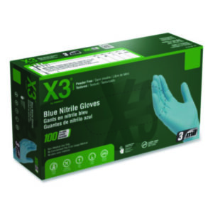 Hand Covering; Nitrile Gloves; Industrial; Blue