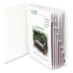 8 Clear Tab Set; C-LINE; Clear Tabs; Index Tabbed; Indexed; Looseleaf; Protector; Ring Binder; Sheet; Sheet Protectors; Top-Loading; Sleeves; Transparent; Sheaths; Storage; Filing; Protection