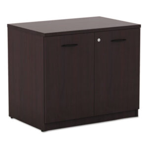 Cabinet; Storage Cabinet; Alera Valencia Series; Wood Furniture; Alera Valencia Series; Compartments; Closets; Repositories; Depositories; Receptacles; Cubbies; Alera