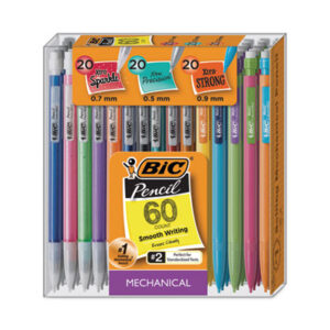 Assorted Barrel Colors; Automatic Pencil; BIC; Mechanical Pencils; Pencils; Writing; Instruments; Graphites; Schools; Education; Students